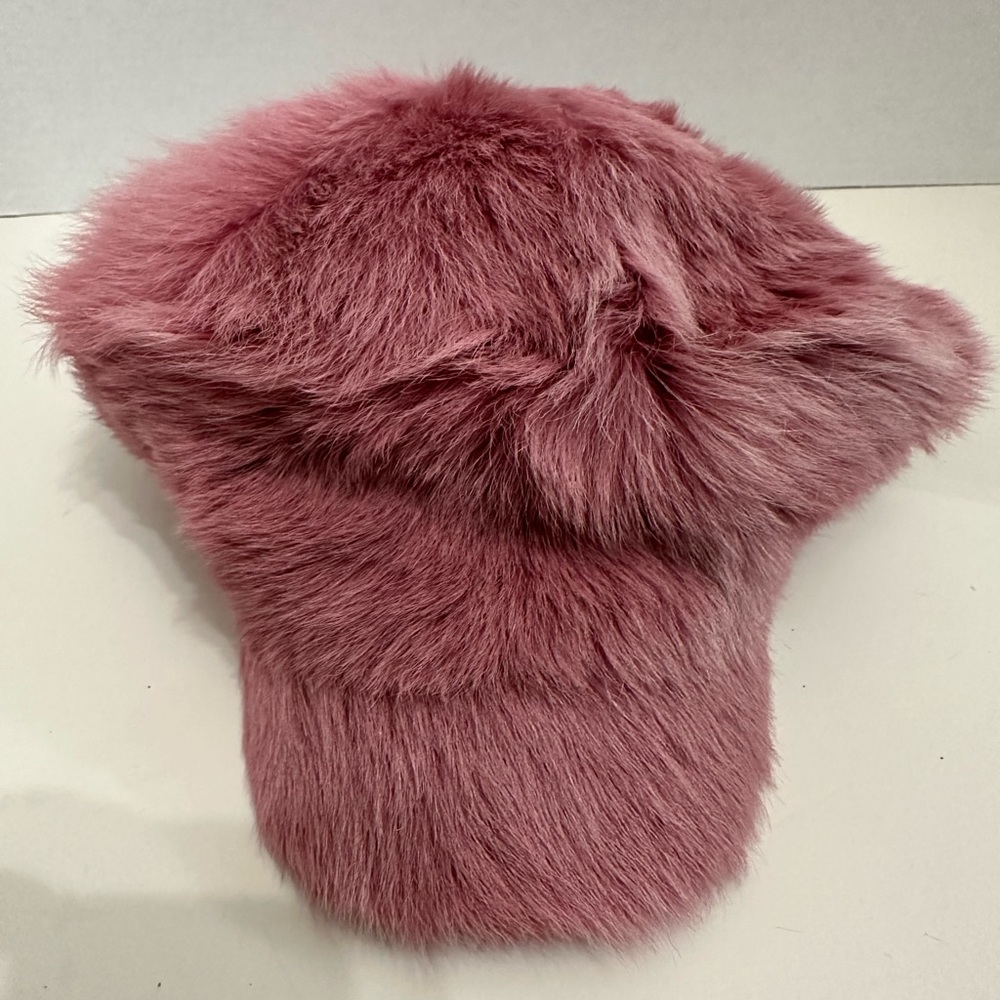PRADA Fur Hat- RARE Pink, 100% Real Fur